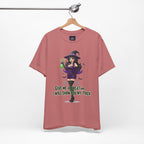 Sexy Witch Halloween T-Shirt - Flirty Witch Costume Tee | Trick or Treat Halloween Shirt - Atlas Briefly