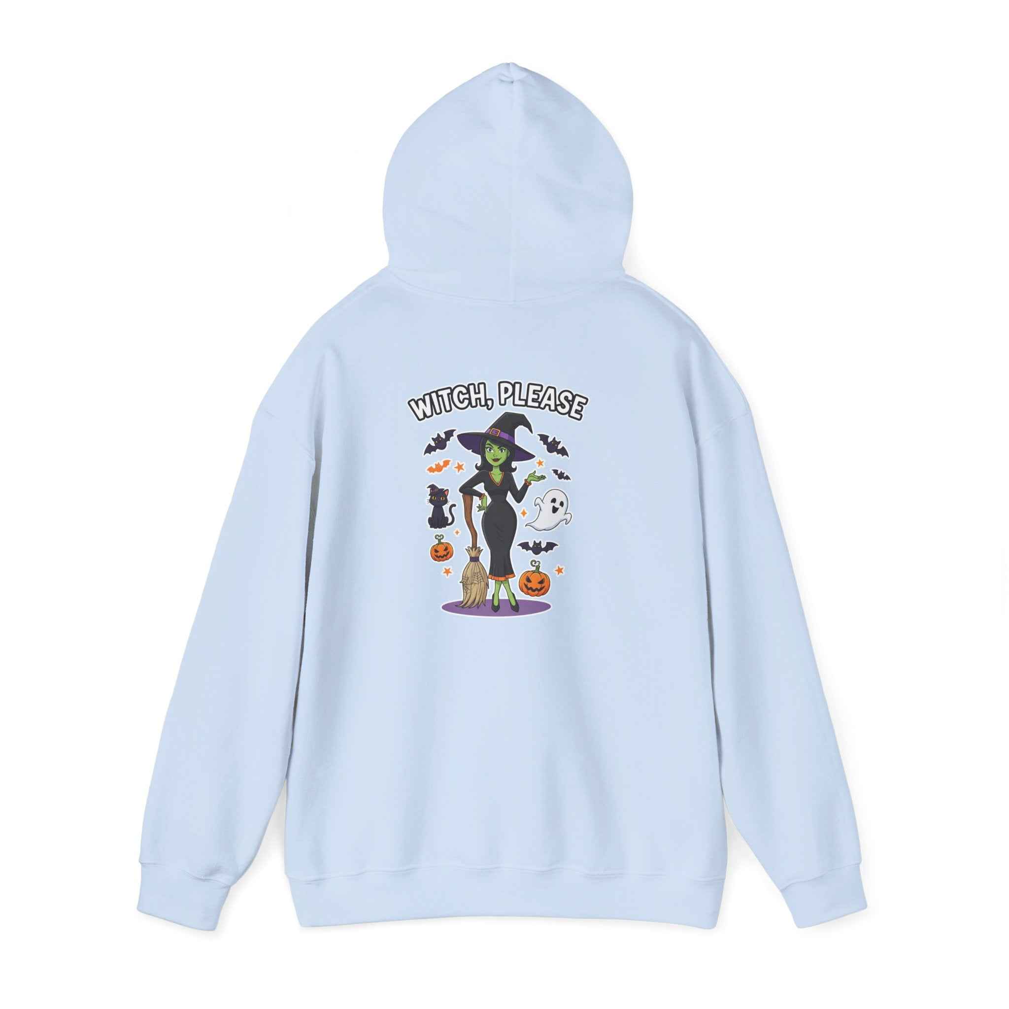 Witch Please Halloween Hoodie - Sassy Witch Sweatshirt for Spooky Season - Atlas Briefly