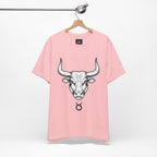 Taurus Zodiac T-Shirt - Minimalist Black and White Unisex T-Shirt