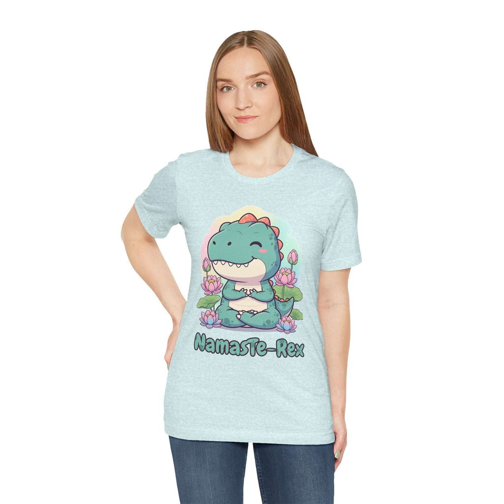 NamasTe-Rex T-Shirt - Yoga Dinosaur Tee - Atlas Briefly