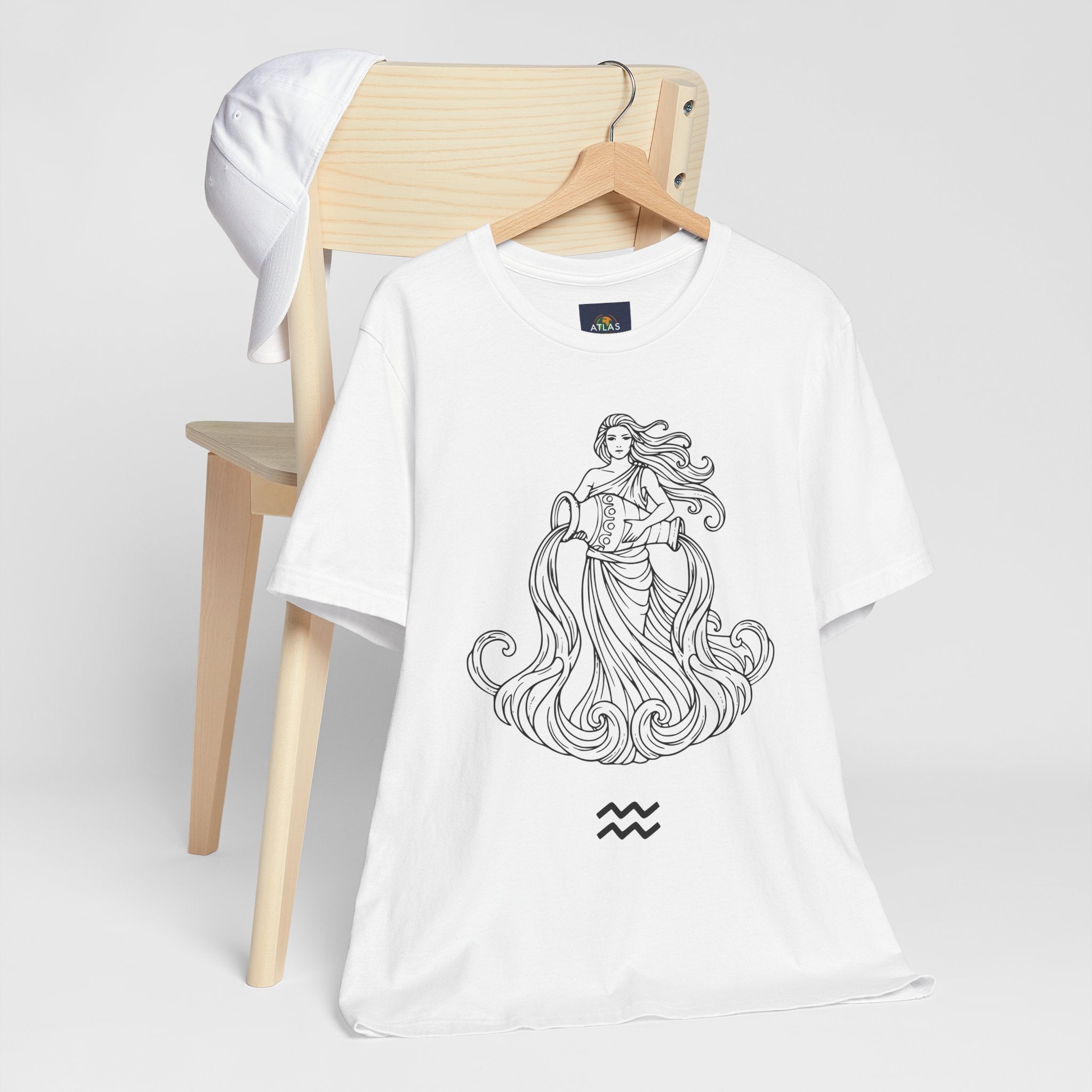 Aquarius Zodiac Tee - Unisex Astrology T-Shirt for Trendy Style