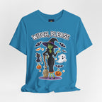 Witch Please Halloween T-Shirt - Sassy Witch Tee with Pumpkin Design | Funny Halloween Shirt - Atlas Briefly