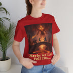 D&D Fantasy T-Shirt - Roll a Natural 20 Dungeon Master RPG Unisex Tee