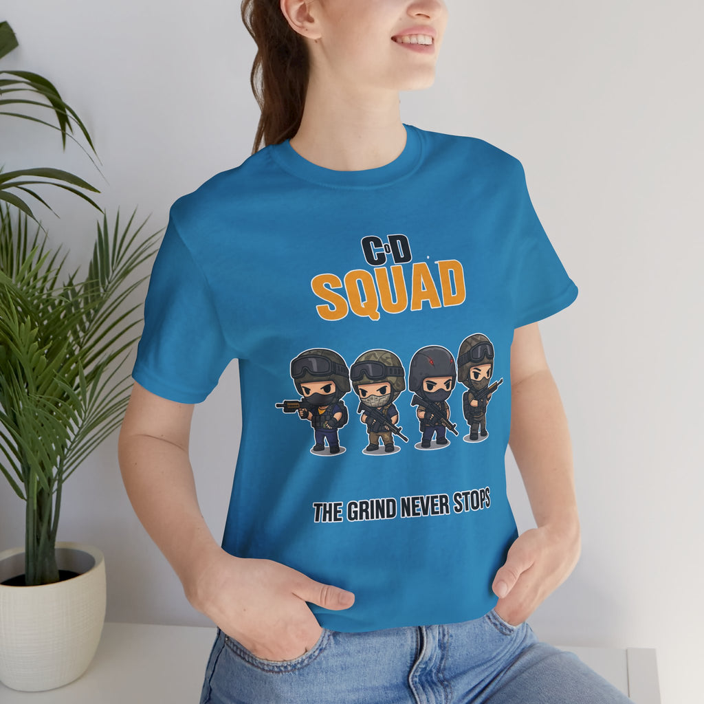 CoD Squad Tee for Gamers: The Grind Never Stops