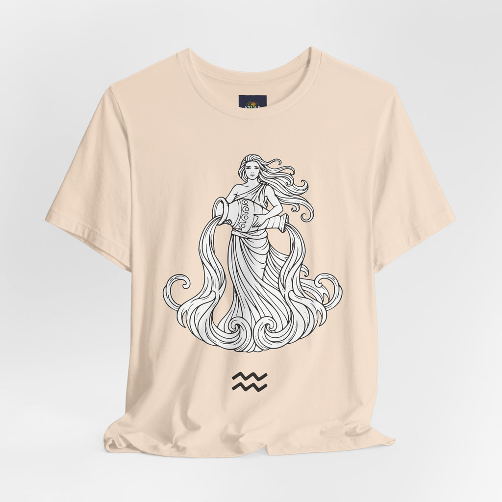 Aquarius Zodiac Tee - Unisex Astrology T-Shirt for Trendy Style
