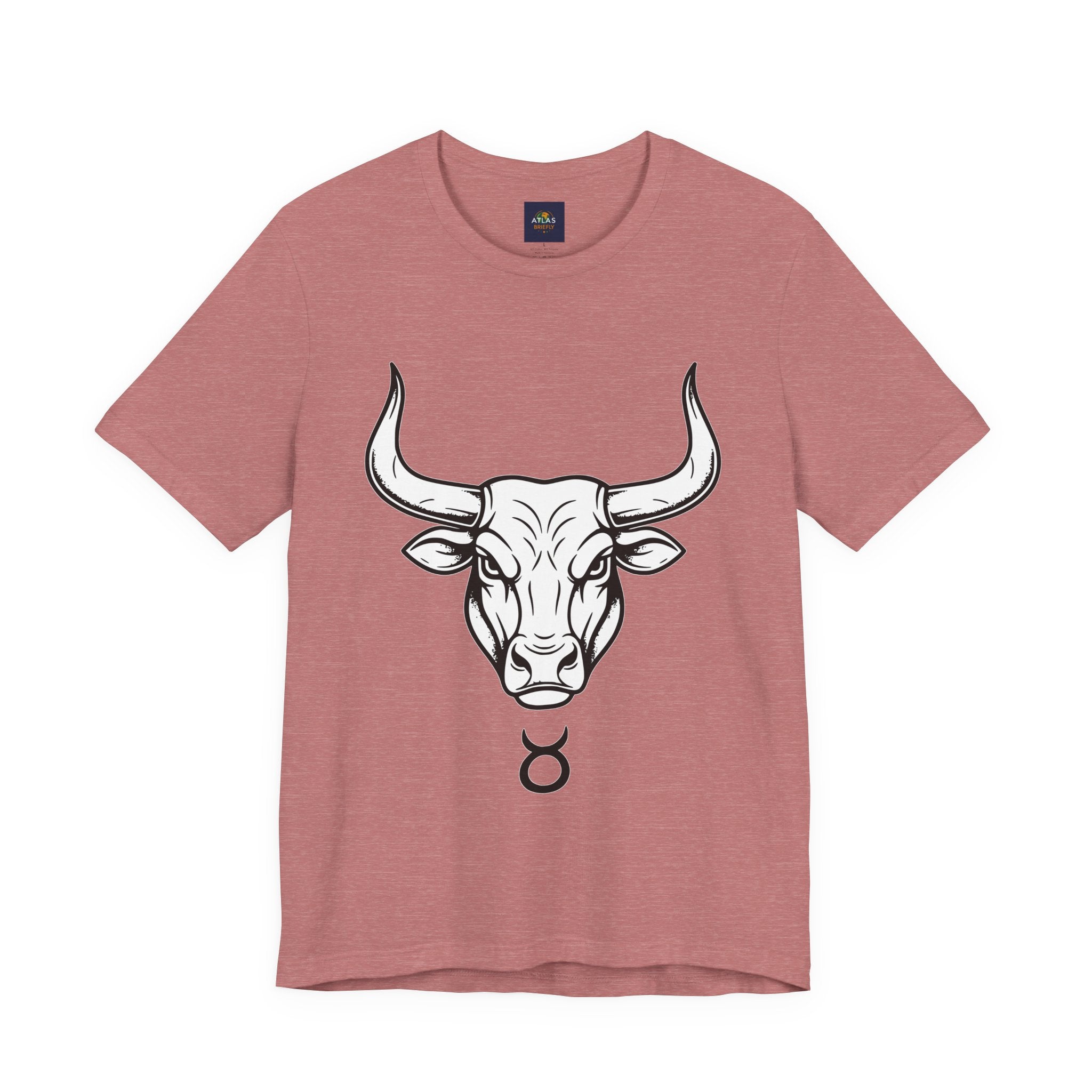 Taurus Zodiac T-Shirt - Minimalist Black and White Unisex T-Shirt