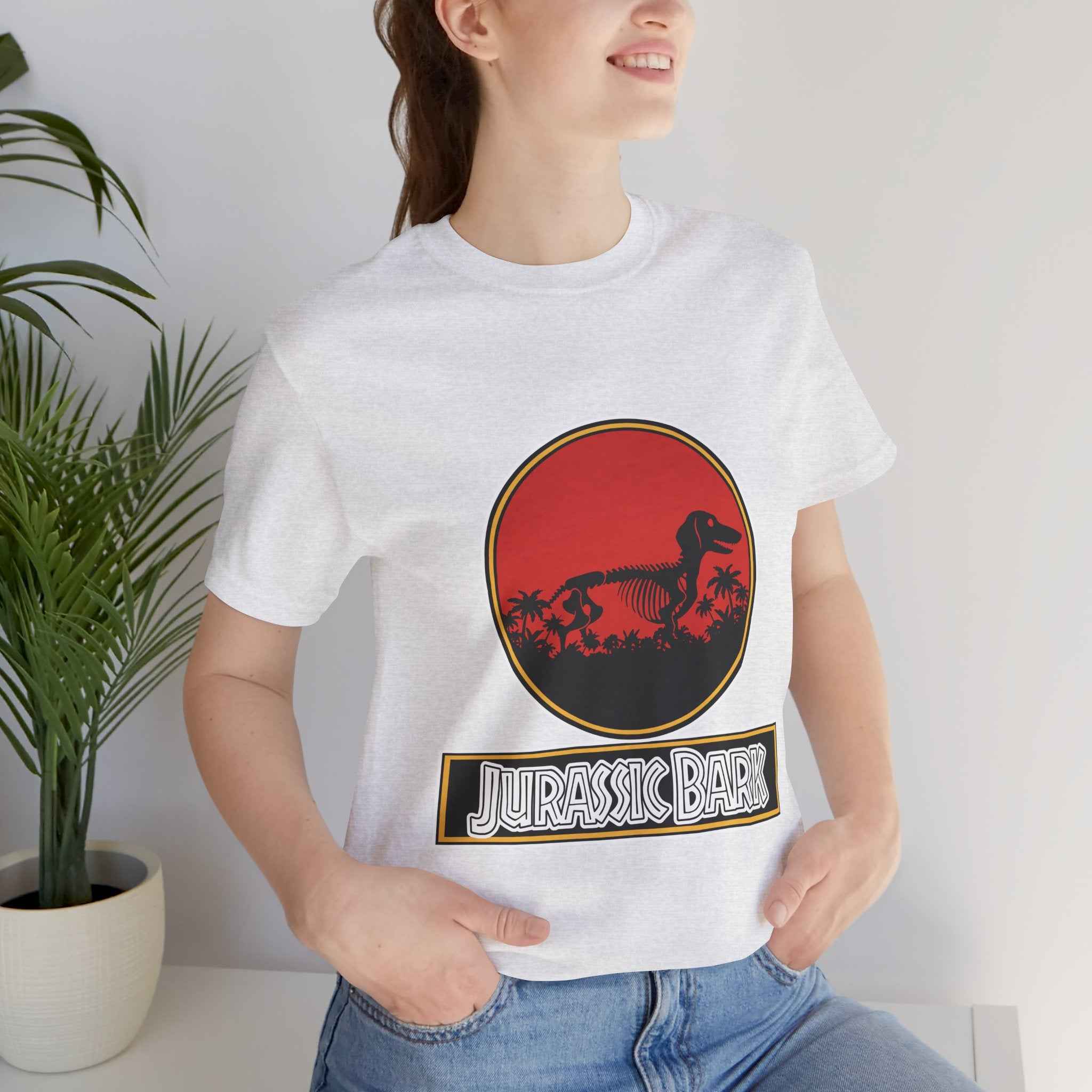 Dachshund Jurassic Bark T-Shirt - Perfect Wiener Dog Gift for Pet Lovers - Atlas Briefly