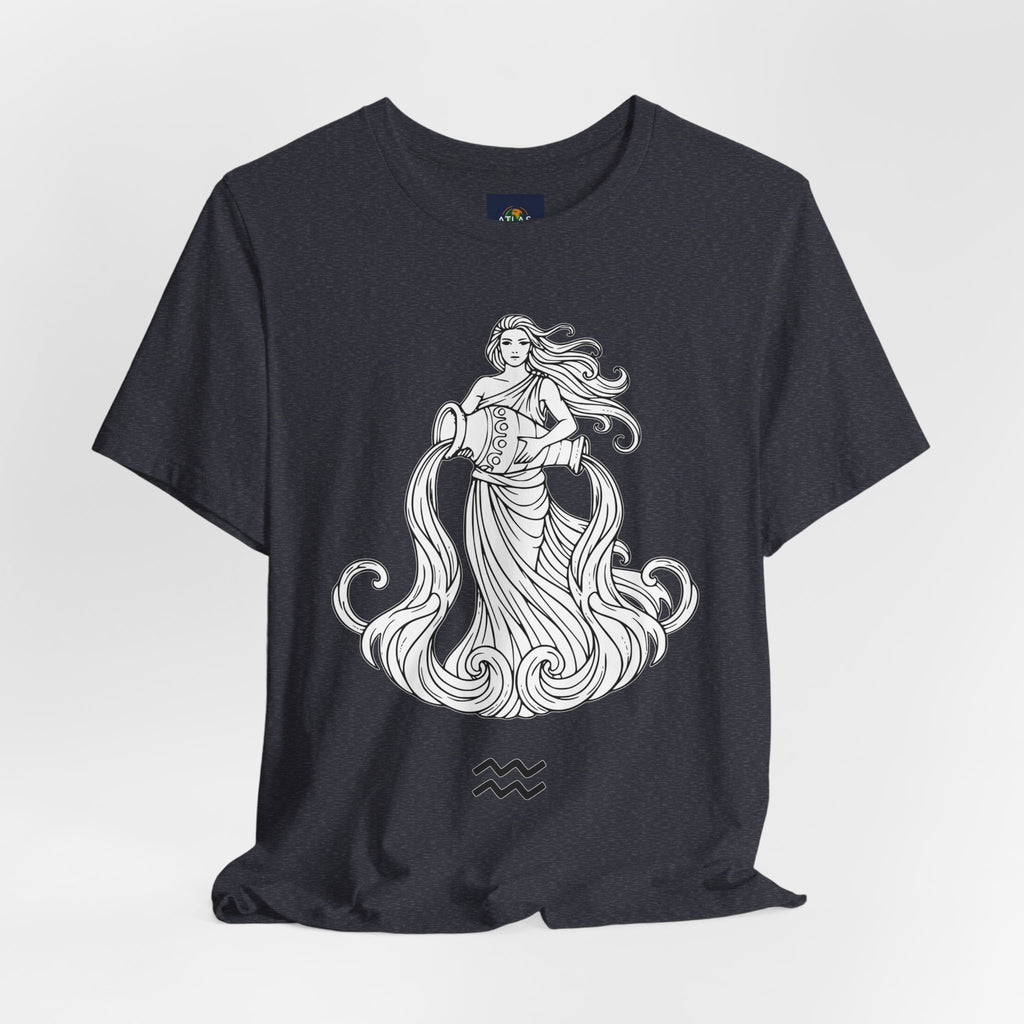 Aquarius Zodiac Tee - Unisex Astrology T-Shirt for Trendy Style