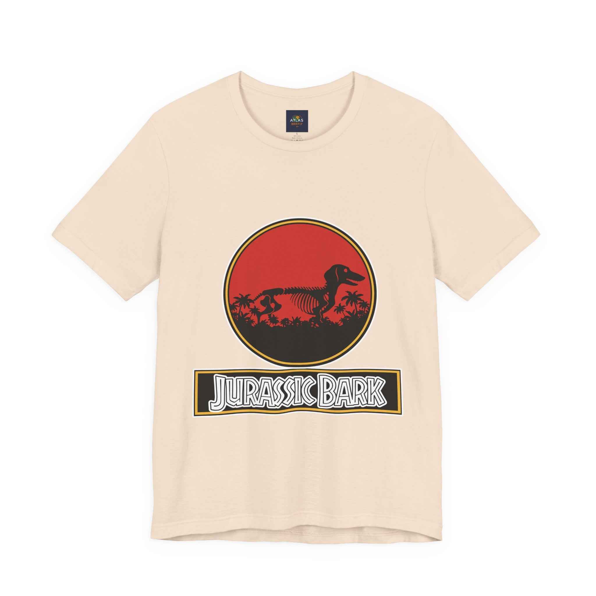Dachshund Jurassic Bark T-Shirt - Perfect Wiener Dog Gift for Pet Lovers - Atlas Briefly