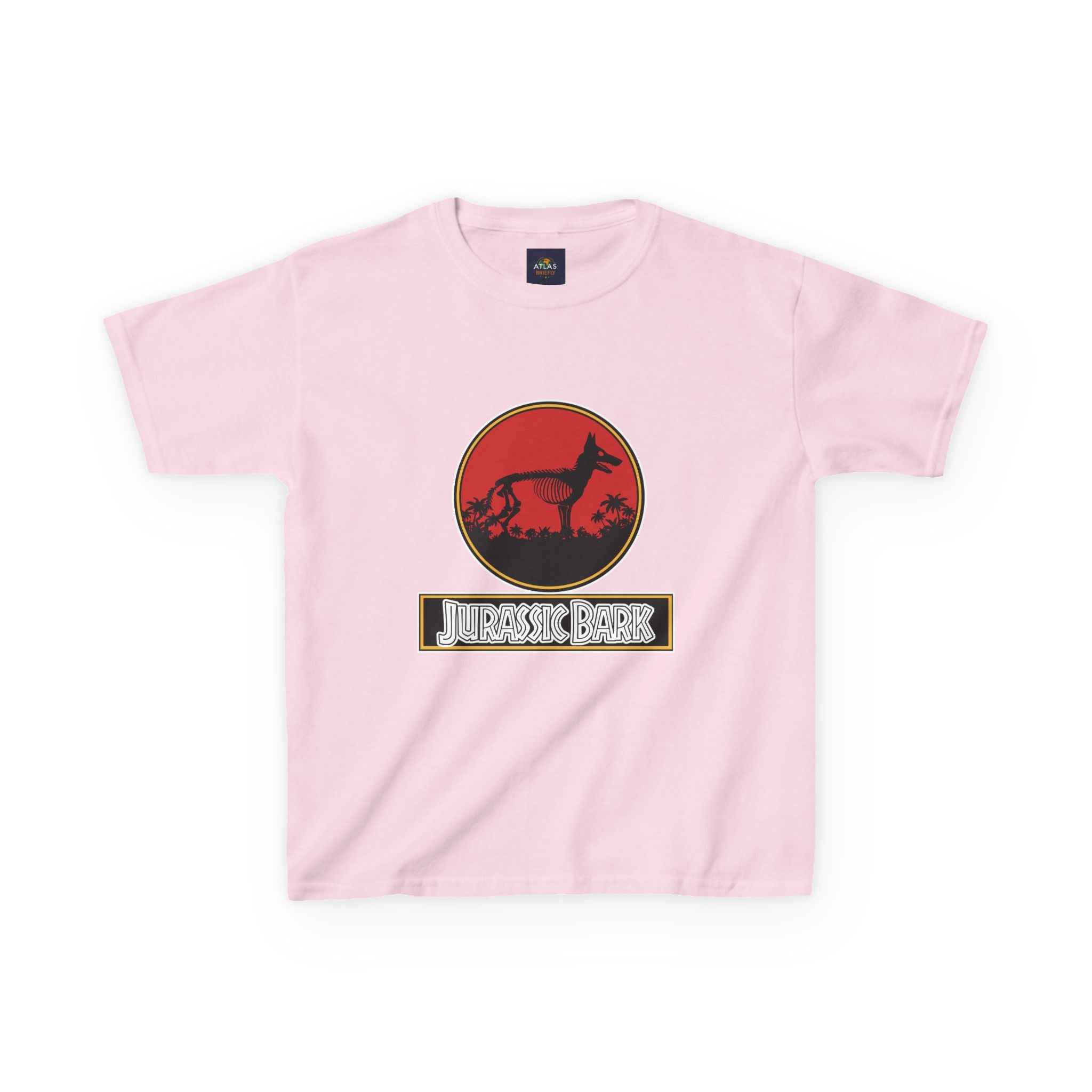Kids German Shepherd T-Shirt - Fun Jurassic Bark Tee for Kids with Worldwide Shipping - Atlas Briefly