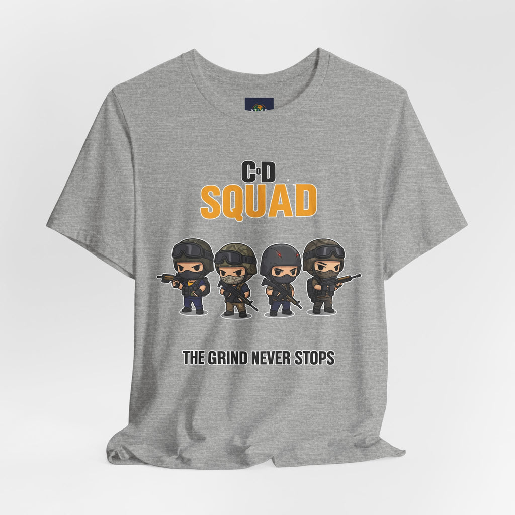 CoD Squad Tee for Gamers: The Grind Never Stops