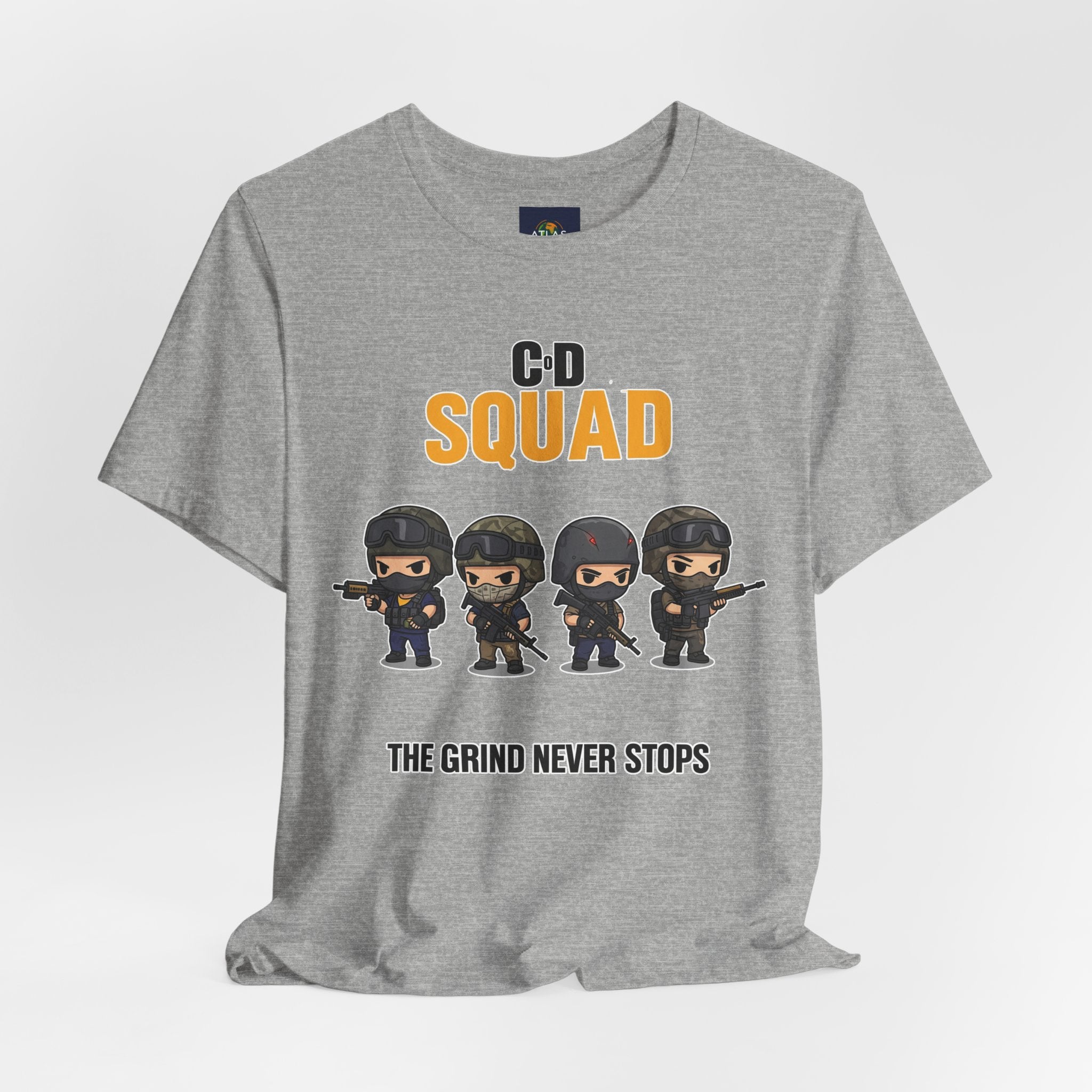 CoD Squad Tee for Gamers: The Grind Never Stops