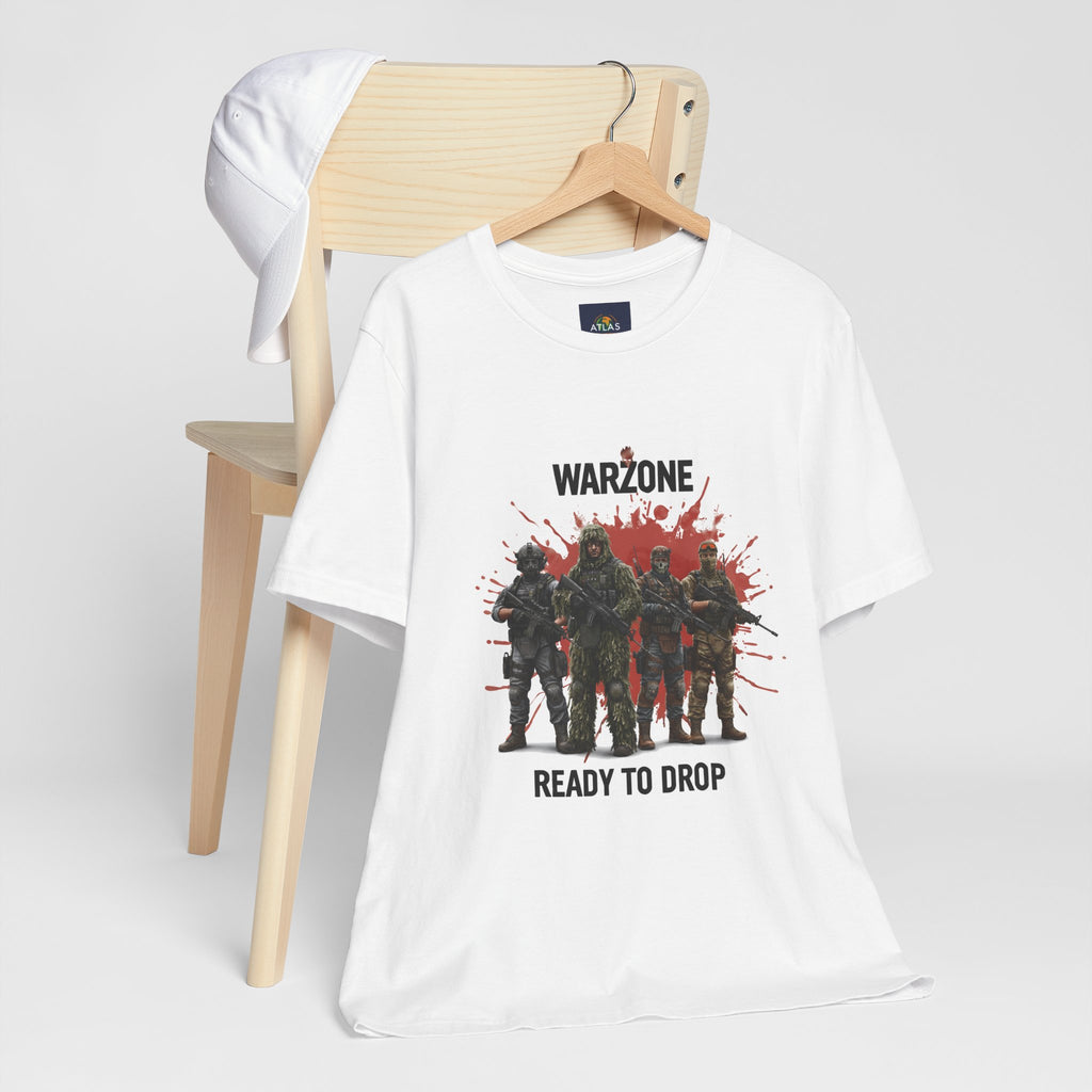 Warzone Drop T-shirt for Squad's Fashion Sense and Diverse K/D Ratio - Atlas Briefly