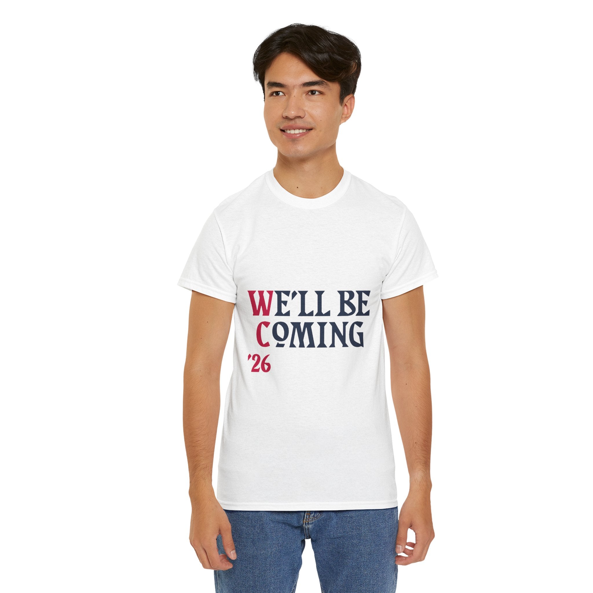 "We'll Be Coming '26" Scotland World Cup T-Shirt | Premium Tartan Army Fan Gear