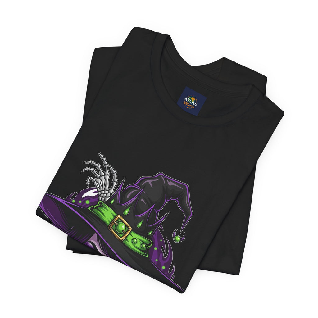Resting Witch Face Halloween T-Shirt - Funny Witch Tee for Women & Men | Halloween Graphic Shirt - Atlas Briefly