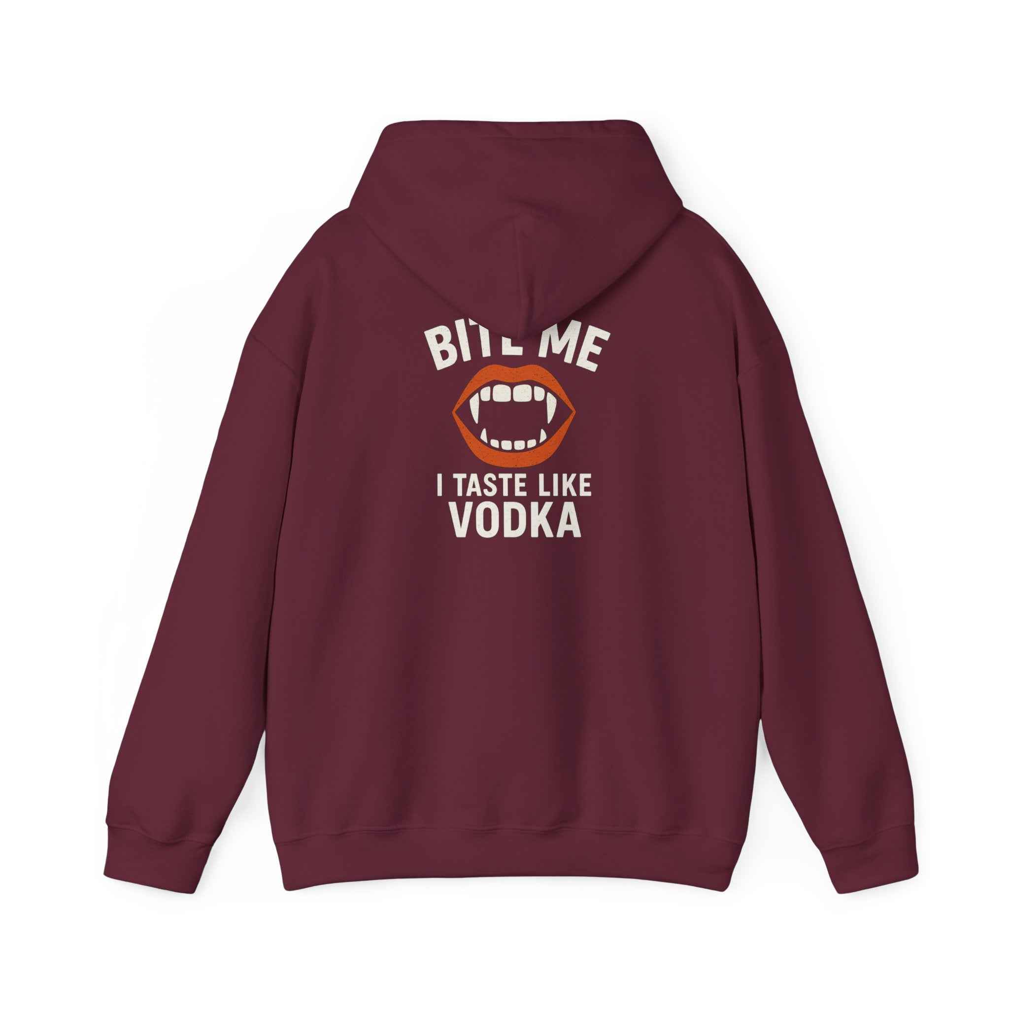 Vodka Vampire Hoodie - Bite Me I taste like Vodka - Atlas Briefly