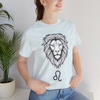 Leo Zodiac T-shirt- Black & White Leo unisex Shirt