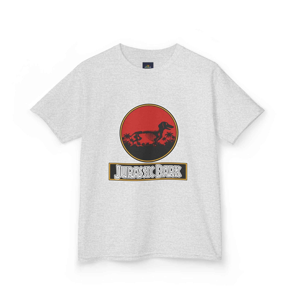 Kids Dachshund T-Shirt - Jurassic Bark Wiener Dog Tee - Atlas Briefly
