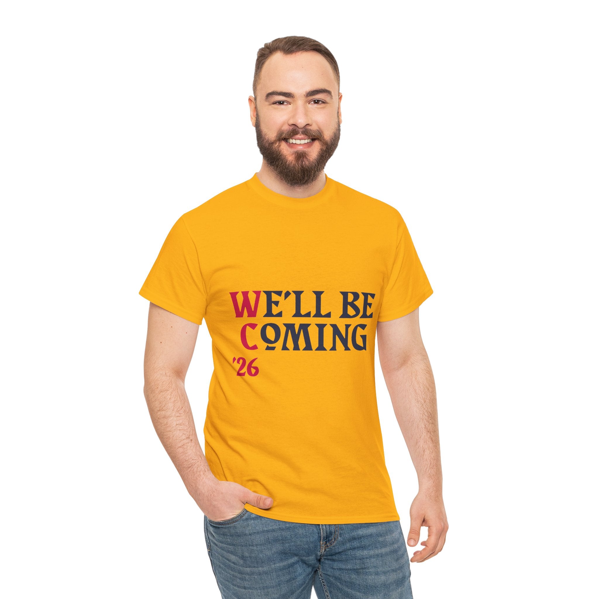 "We'll Be Coming '26" Scotland World Cup T-Shirt | Premium Tartan Army Fan Gear