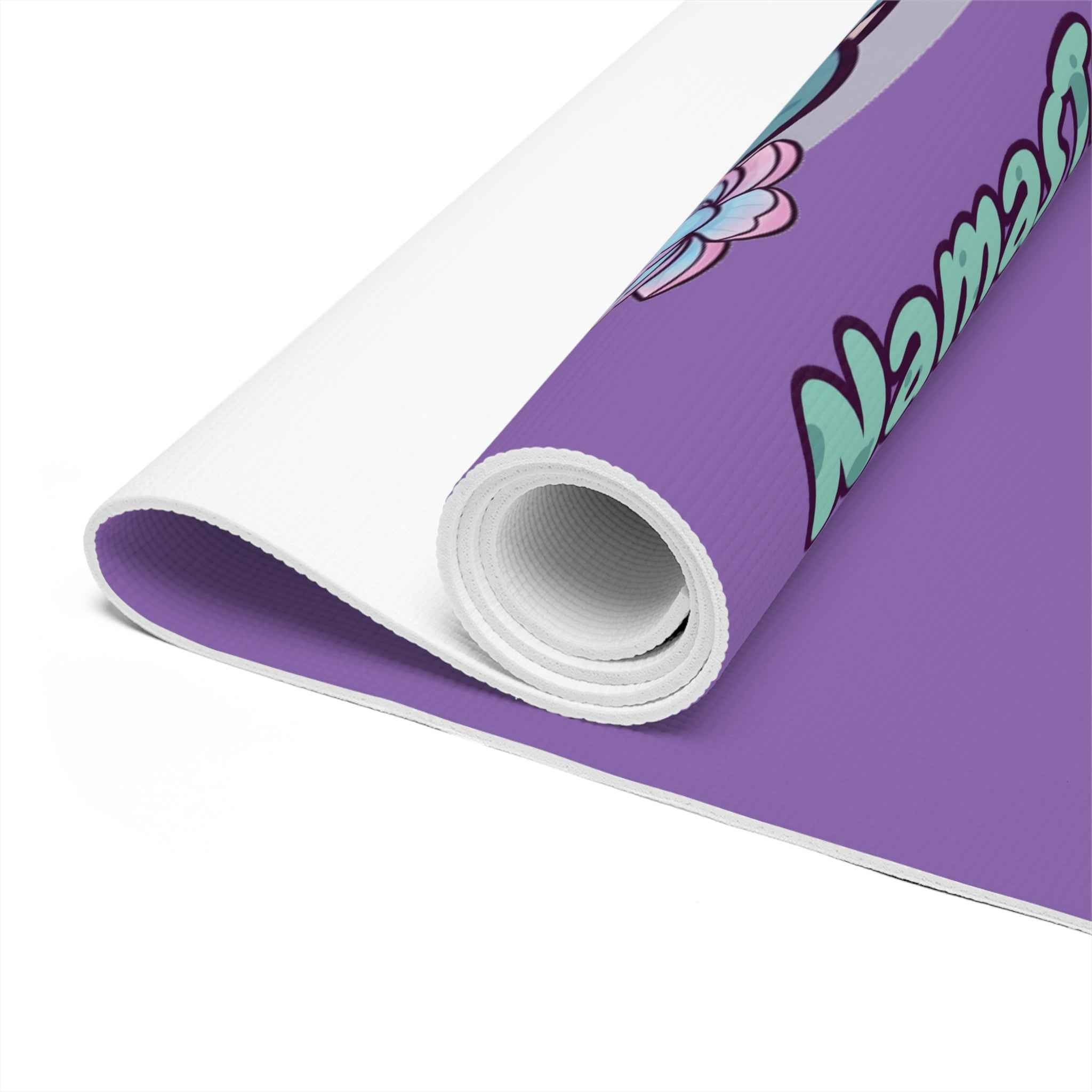 NamasTe-Rex Yoga Mat - Funny Dinosaur Exercise Mat - Atlas Briefly
