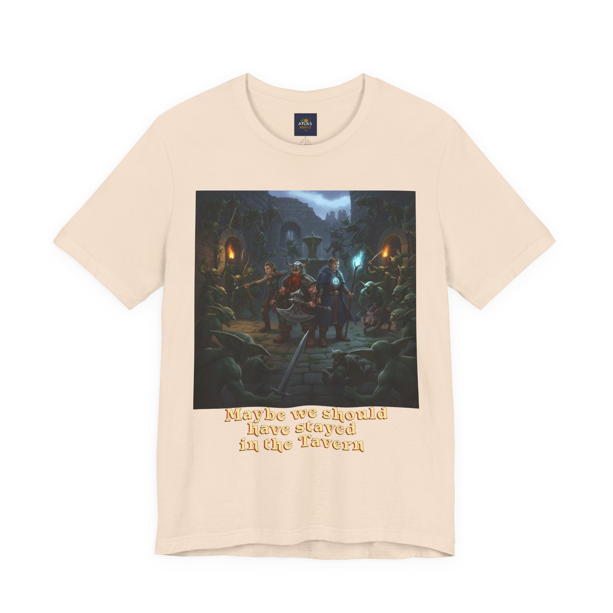 Goblin Ambush T-Shirt - Unleash Your Inner Fantasy Adventure - Atlas Briefly