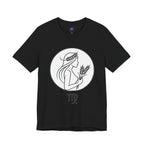 Virgo Zodiac Tee - Minimalist Black and White Unisex T-Shirt