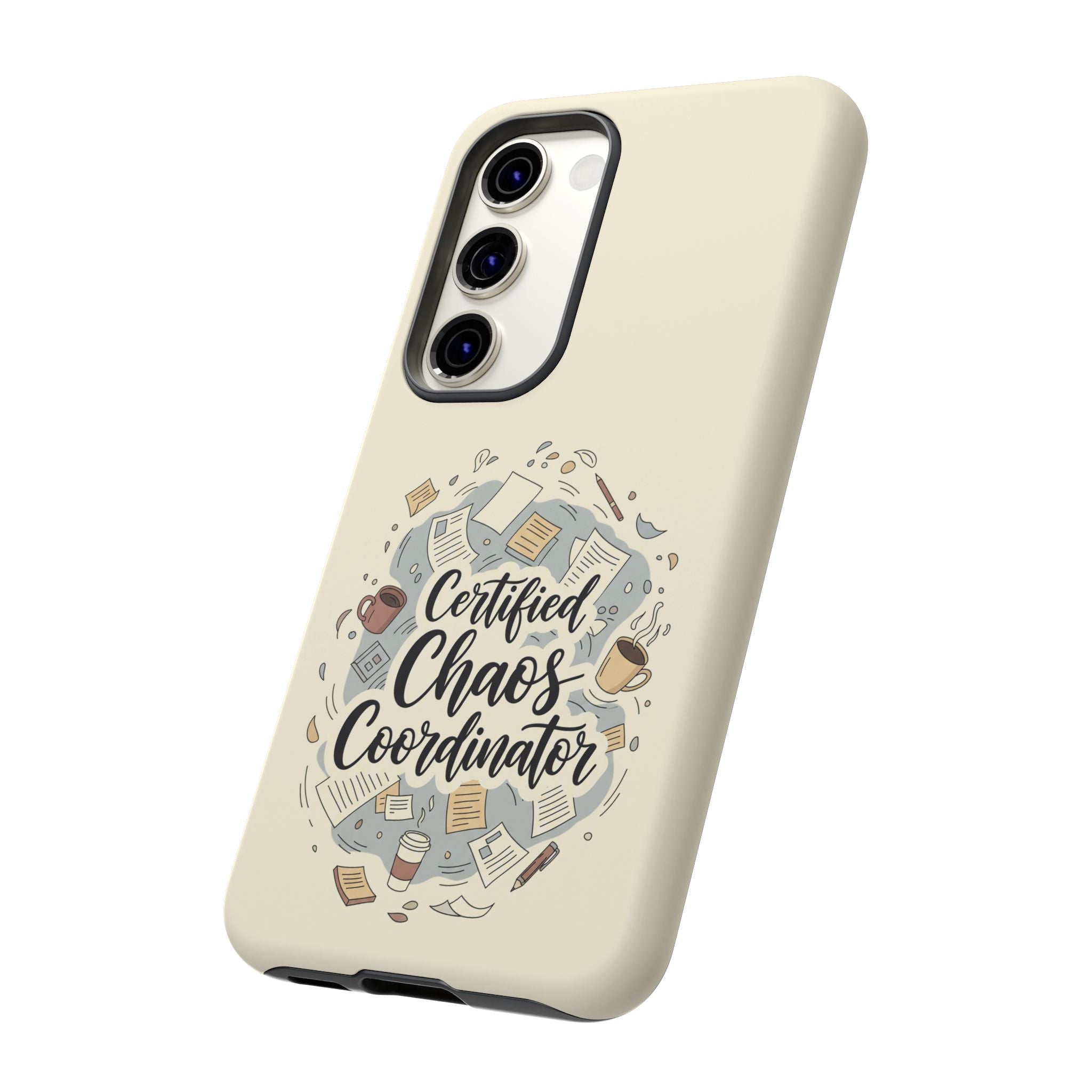 Certified Chaos Coordinator Phone Case - Funny Mom Teacher Mobile Cover | Organized Chaos Gift - Atlas Briefly