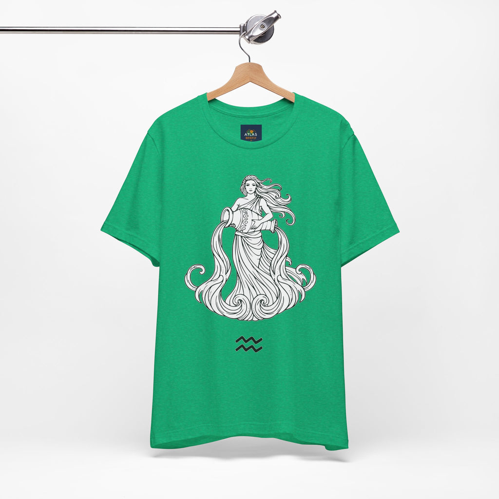 Aquarius Zodiac Tee - Unisex Astrology T-Shirt for Trendy Style