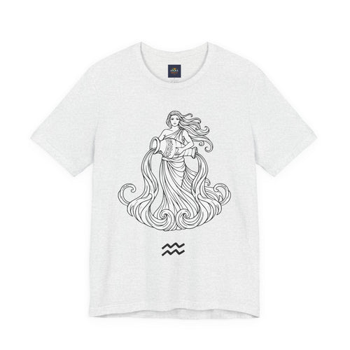 Aquarius Zodiac Tee - Unisex Astrology T-Shirt for Trendy Style