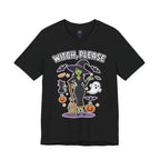 Witch Please Halloween T-Shirt - Sassy Witch Tee with Pumpkin Design | Funny Halloween Shirt - Atlas Briefly