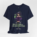Sexy Witch Halloween T-Shirt - Flirty Witch Costume Tee | Trick or Treat Halloween Shirt - Atlas Briefly