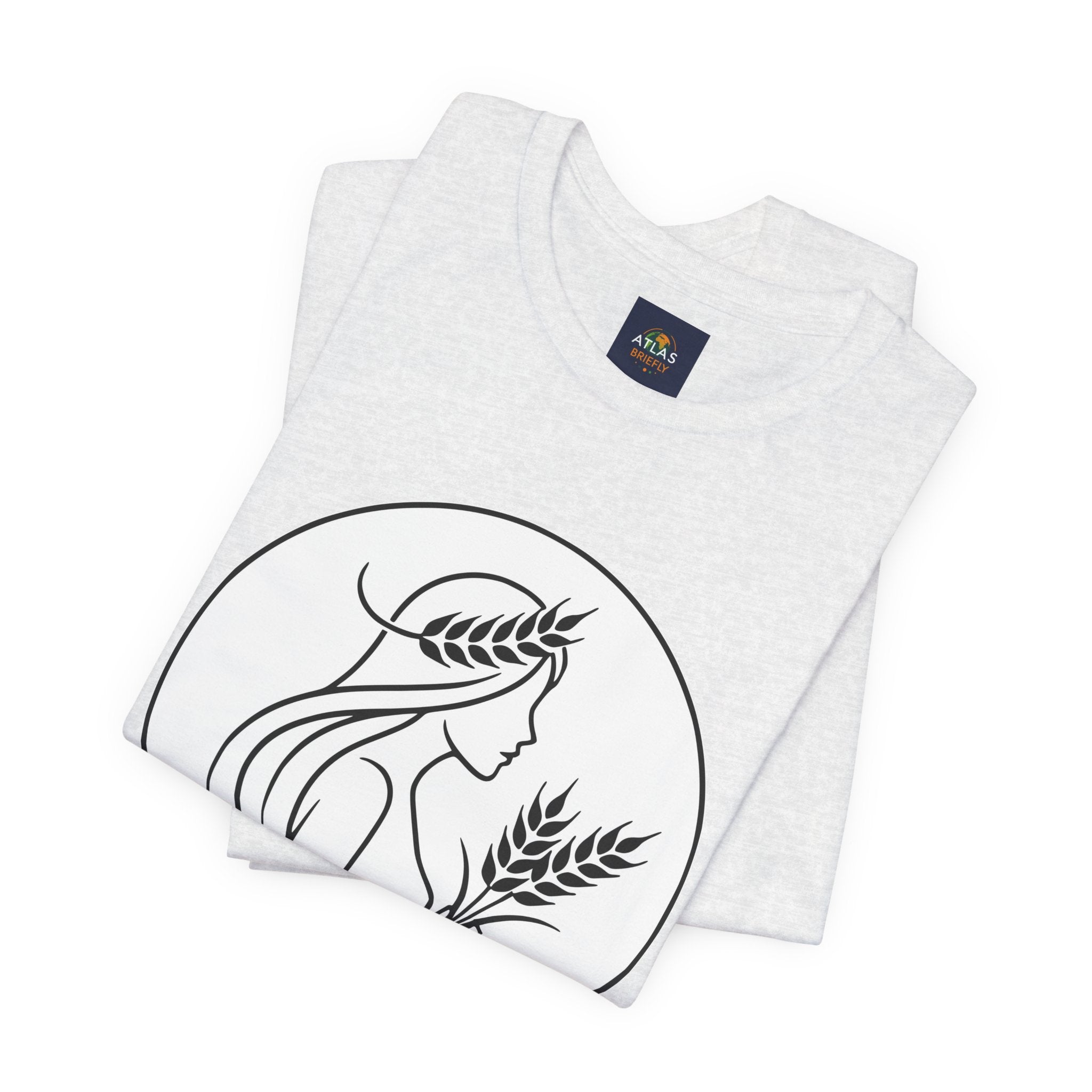 Virgo Zodiac Tee - Minimalist Black and White Unisex T-Shirt