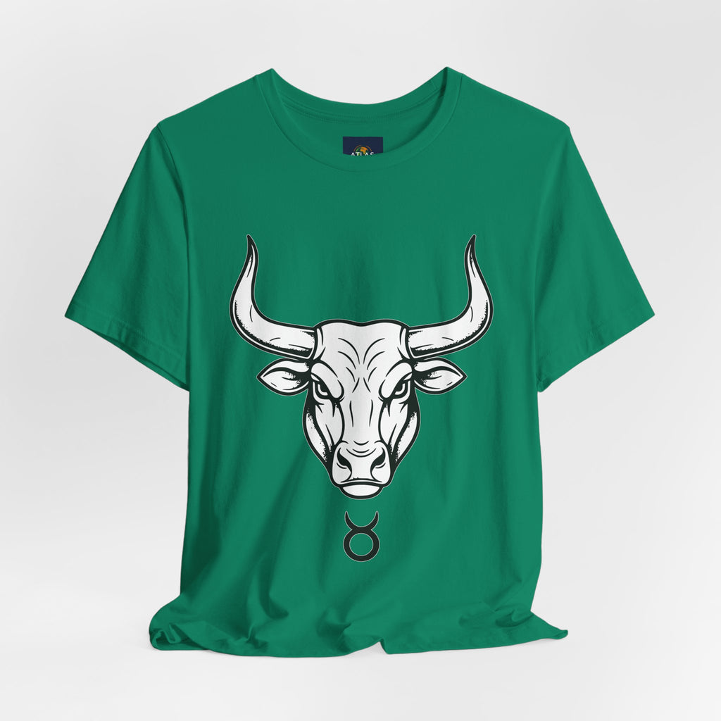 Taurus Zodiac T-Shirt - Minimalist Black and White Unisex T-Shirt