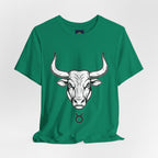 Taurus Zodiac T-Shirt - Minimalist Black and White Unisex T-Shirt