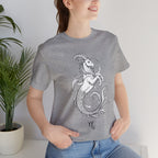 Capricorn Zodiac Tee - Unisex Minimalist Horoscope Shirt in Black and White