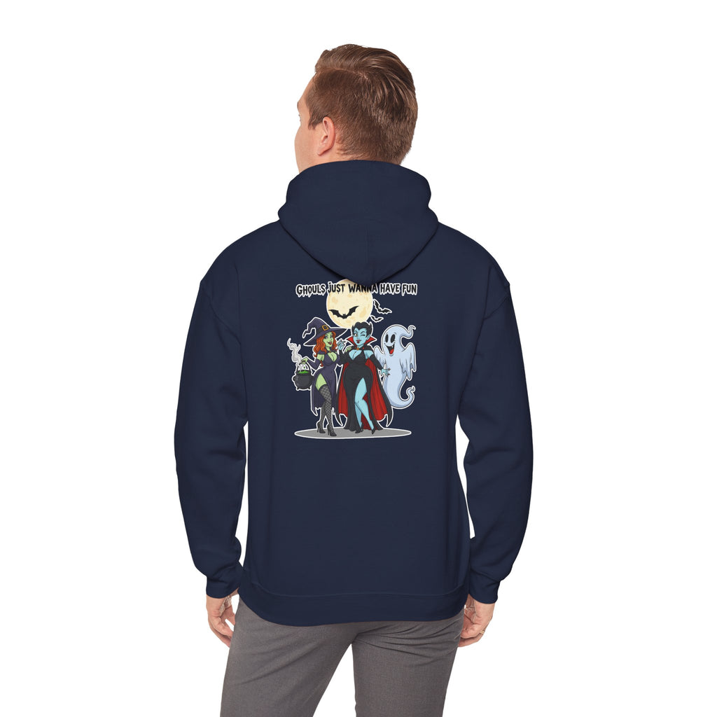 Ghouls Just Wanna Have Fun Halloween Hoodie - Witch Vampire Ghost Sweatshirt | Spooky Squad Apparel - Atlas Briefly