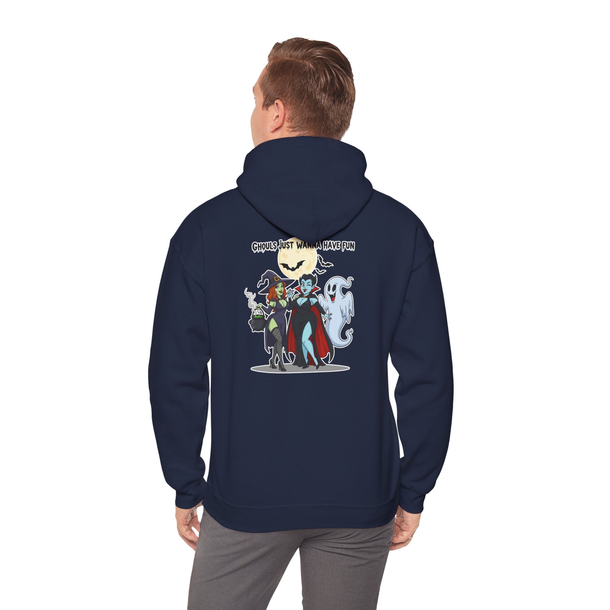 Ghouls Just Wanna Have Fun Halloween Hoodie - Witch Vampire Ghost Sweatshirt | Spooky Squad Apparel - Atlas Briefly