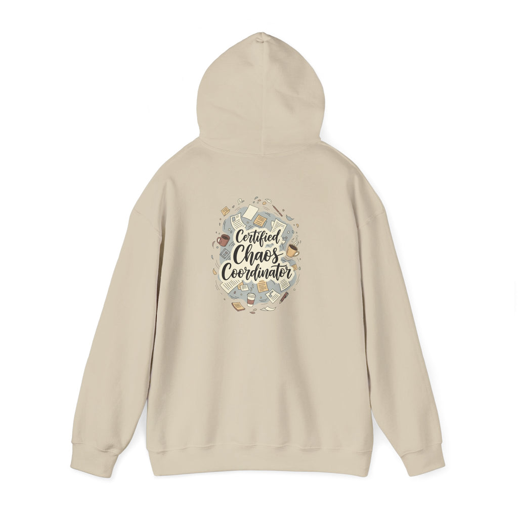 Certified Chaos Coordinator Hoodie - Funny Mom Teacher Gift | Organized Chaos Sweatshirt - Atlas Briefly