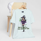 Sexy Witch Halloween T-Shirt - Flirty Witch Costume Tee | Trick or Treat Halloween Shirt - Atlas Briefly