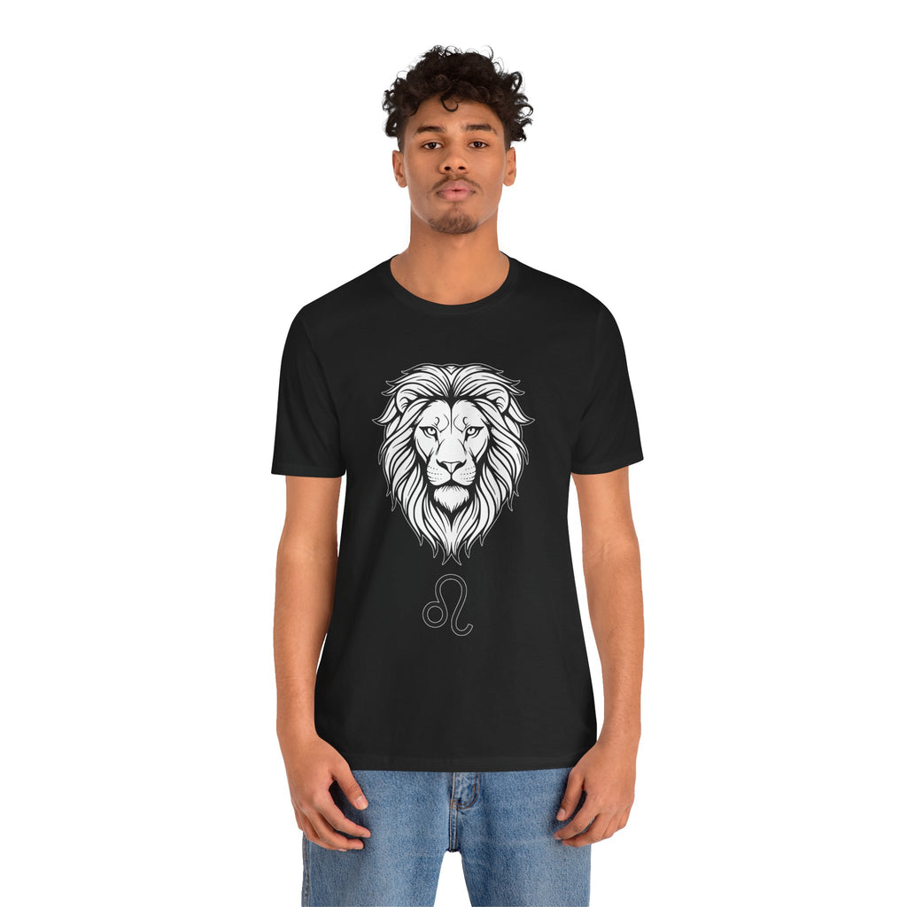 Leo Zodiac T-shirt- Black & White Leo unisex Shirt