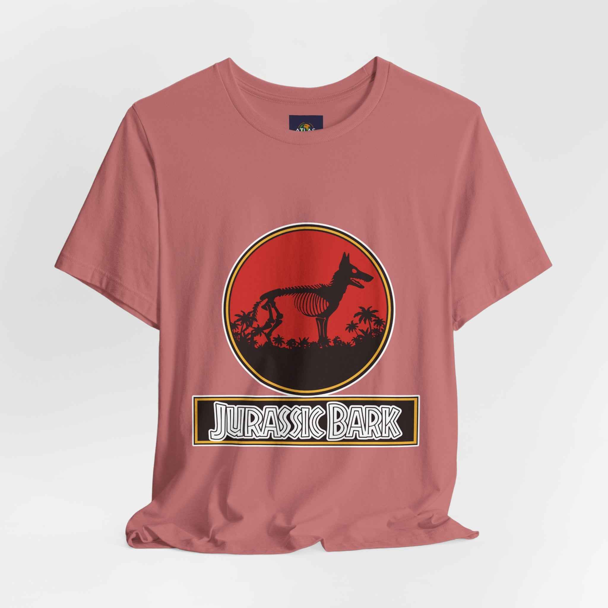 German Shepherd T-Shirt - Jurassic Bark Design | Unique Dog Lover Gift & Worldwide Shipping - Atlas Briefly