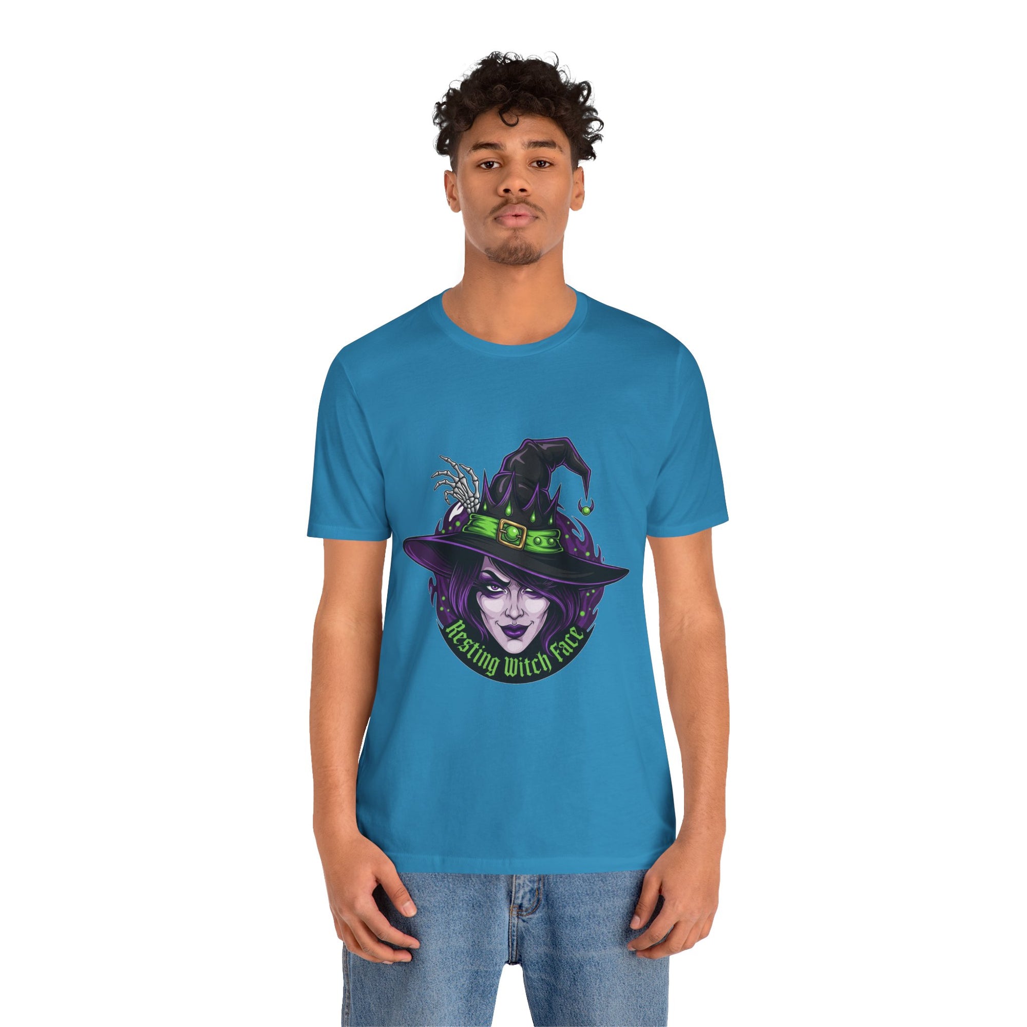 Resting Witch Face Halloween T-Shirt - Funny Witch Tee for Women & Men | Halloween Graphic Shirt - Atlas Briefly