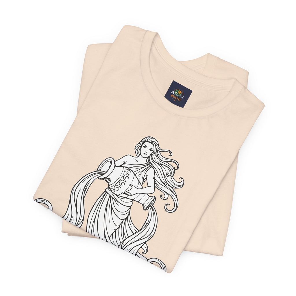 Aquarius Zodiac Tee - Unisex Astrology T-Shirt for Trendy Style