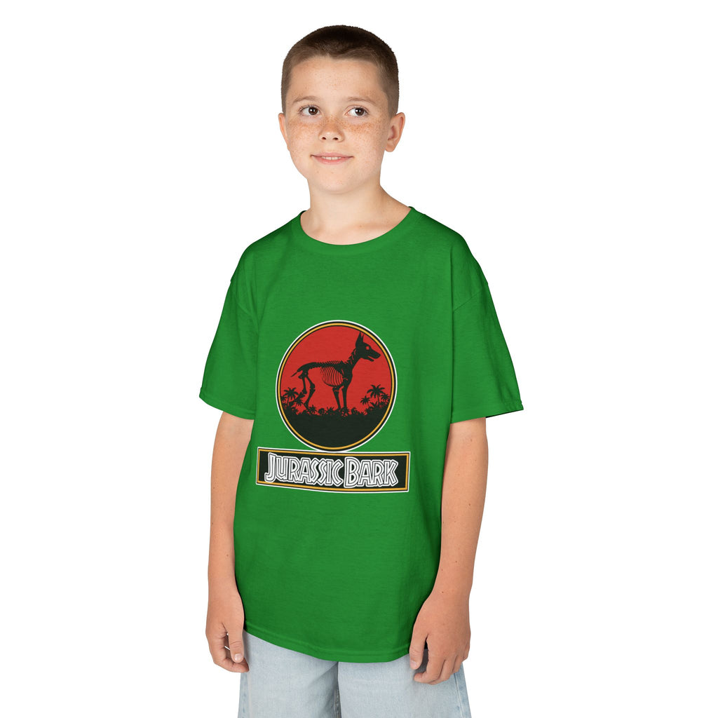 Kids Doberman Jurassic Bark T-Shirt | Fun Dog Tee for Kids