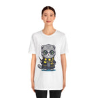 Hufflepurr Harry Potter T-Shirt - Funny Wizarding World Tee | Cute Potter Cat Gift - Atlas Briefly