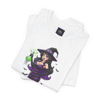 Sexy Witch Halloween T-Shirt - Flirty Witch Costume Tee | Trick or Treat Halloween Shirt - Atlas Briefly