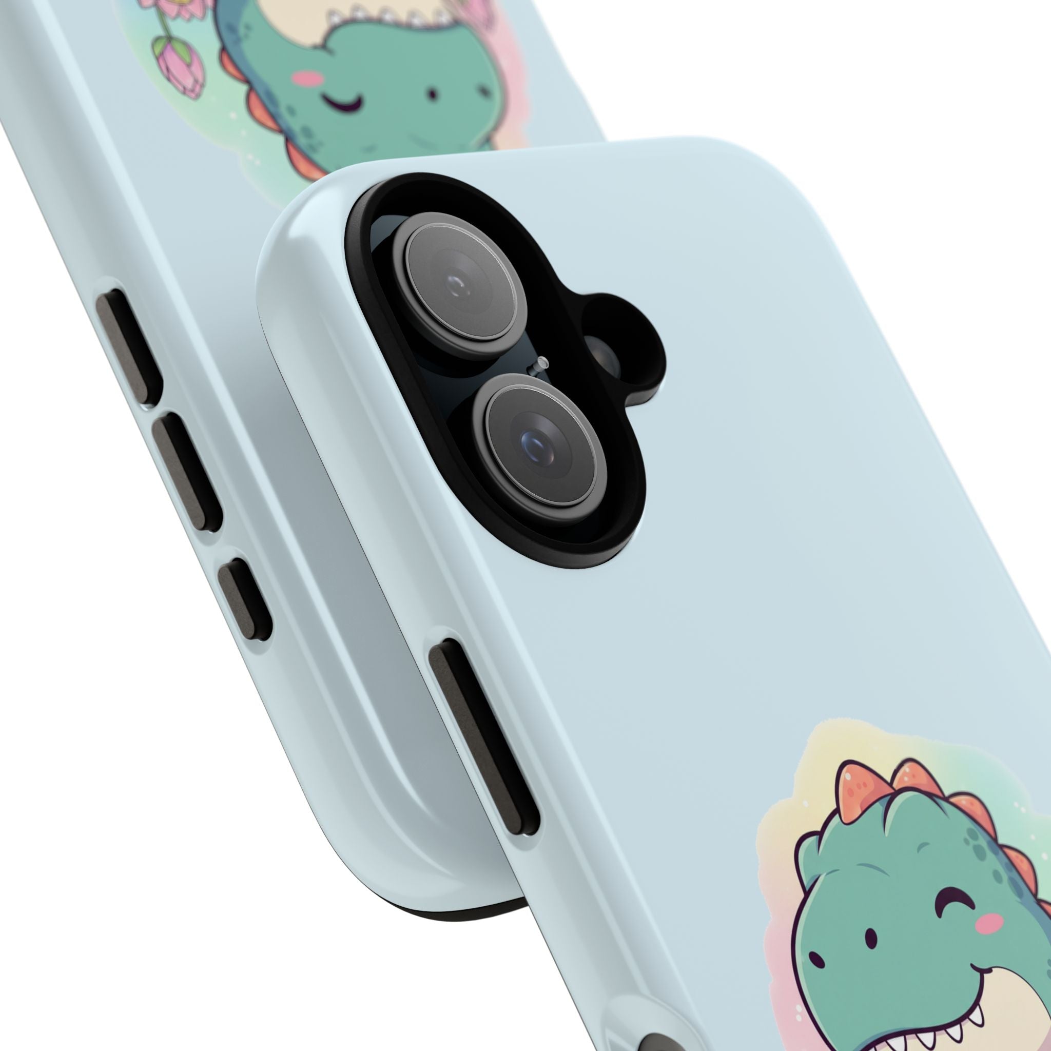 NamasTe-Rex Meditating Dinosaur Phone Case - Funny Yoga T-Rex Mobile Cover | Zen Tech Gift - Atlas Briefly