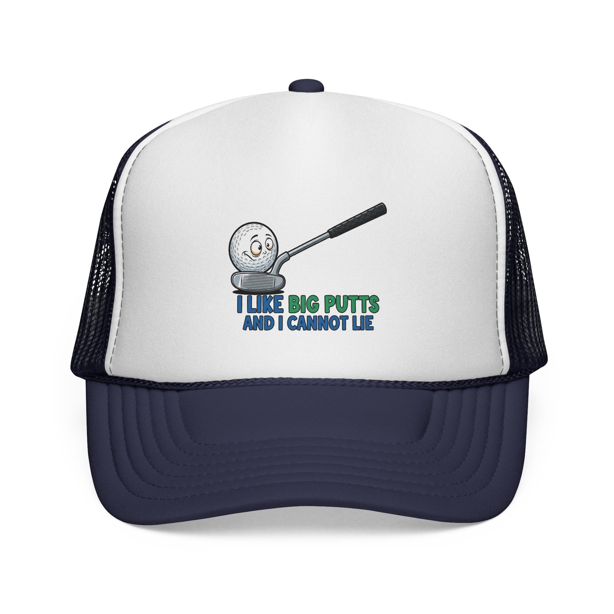 I Like Big Putts Golf Trucker Cap - Funny Golf Hat | Hilarious Golfer Gift - Atlas Briefly