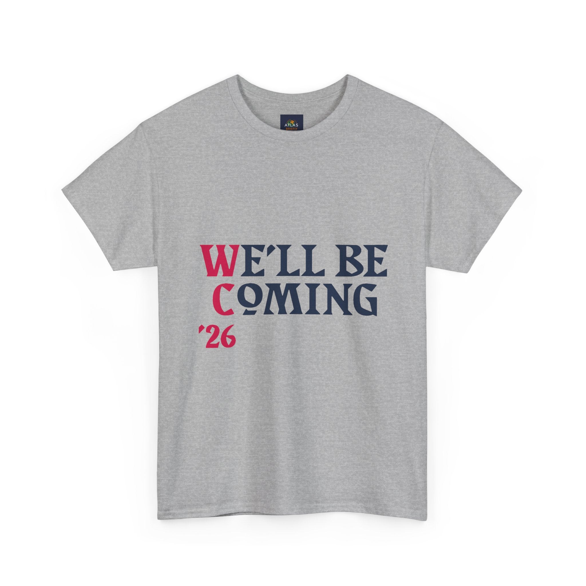 "We'll Be Coming '26" Scotland World Cup T-Shirt | Premium Tartan Army Fan Gear