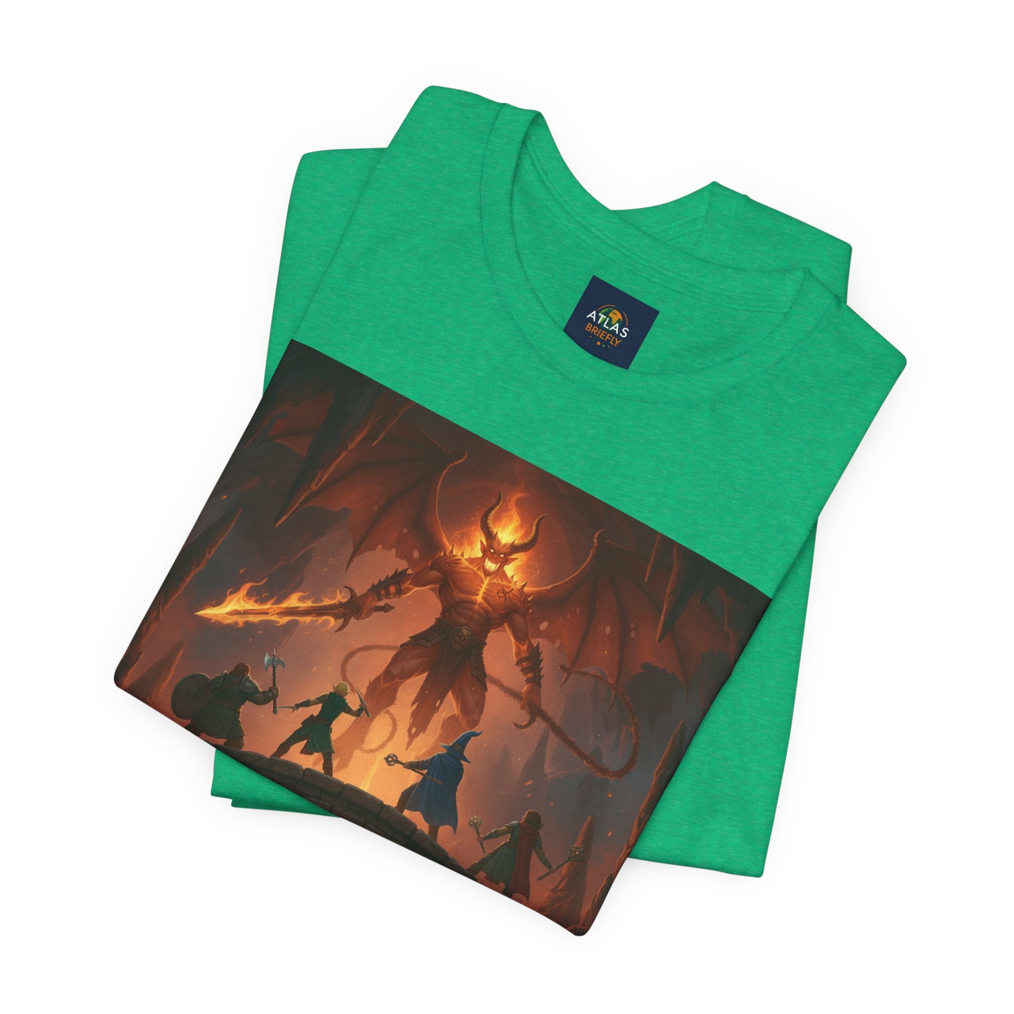 D&D Fantasy T-Shirt - Roll a Natural 20 Dungeon Master RPG Unisex Tee